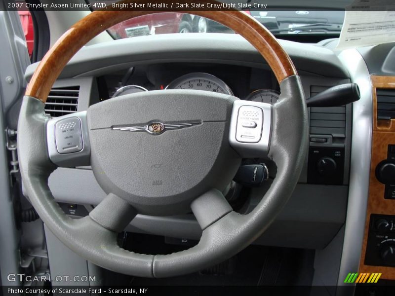 Bright Silver Metallic / Dark Slate Gray/Light Slate Gray 2007 Chrysler Aspen Limited 4WD