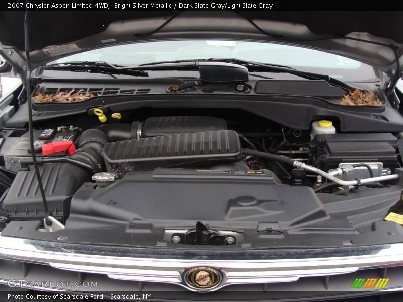 Bright Silver Metallic / Dark Slate Gray/Light Slate Gray 2007 Chrysler Aspen Limited 4WD