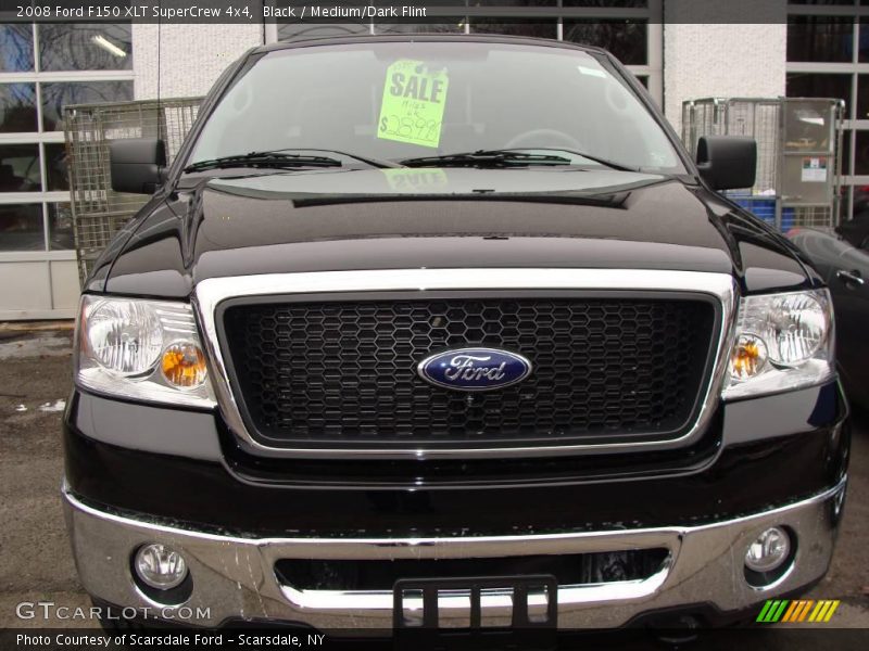 Black / Medium/Dark Flint 2008 Ford F150 XLT SuperCrew 4x4