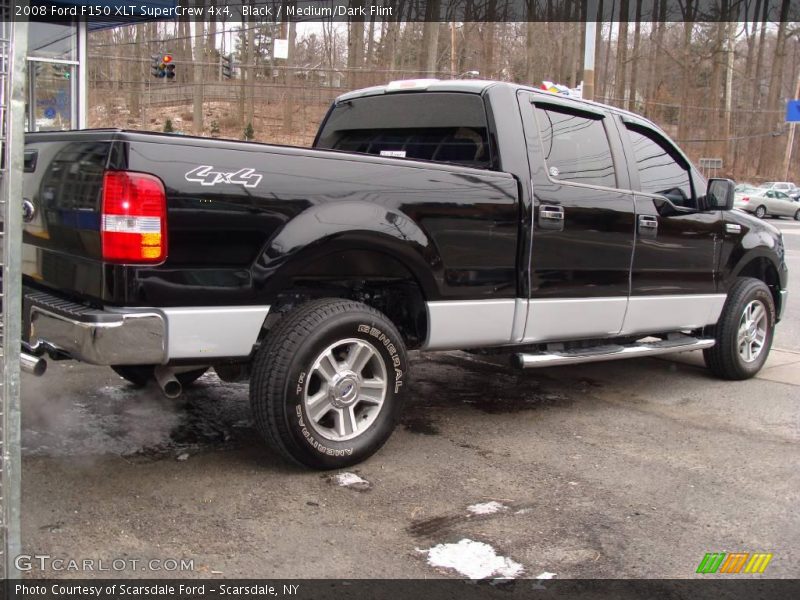 Black / Medium/Dark Flint 2008 Ford F150 XLT SuperCrew 4x4