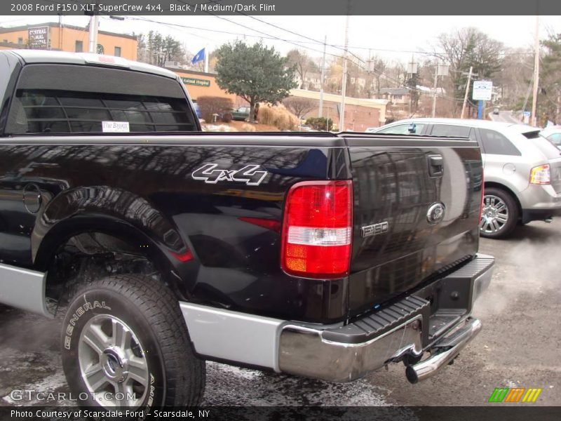 Black / Medium/Dark Flint 2008 Ford F150 XLT SuperCrew 4x4