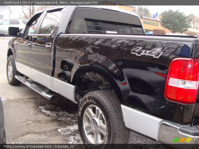 Black / Medium/Dark Flint 2008 Ford F150 XLT SuperCrew 4x4