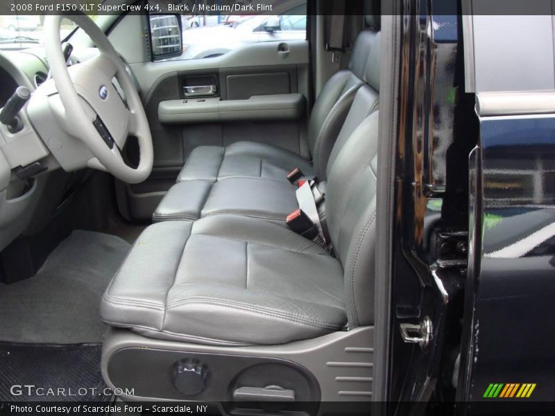Black / Medium/Dark Flint 2008 Ford F150 XLT SuperCrew 4x4