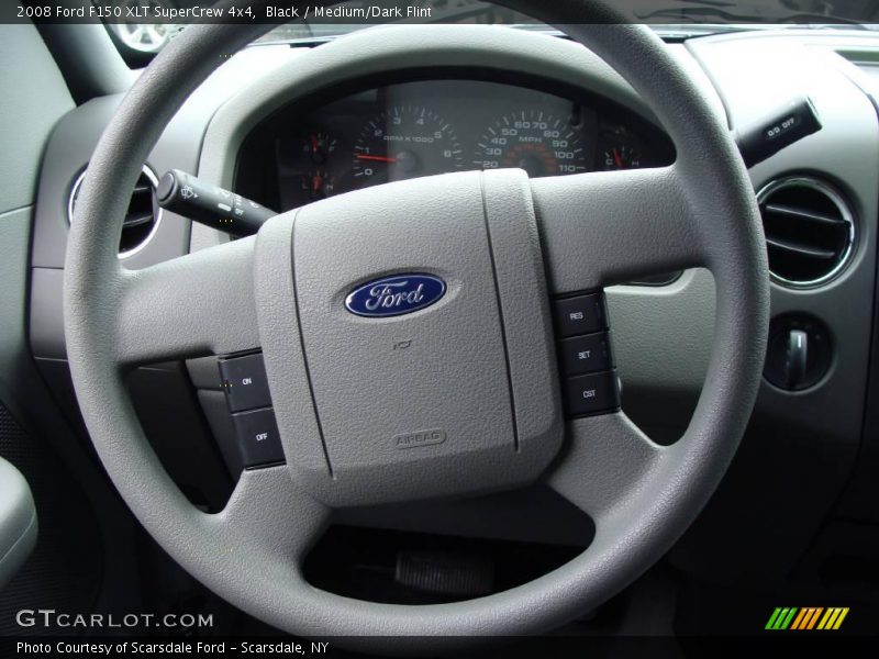 Black / Medium/Dark Flint 2008 Ford F150 XLT SuperCrew 4x4