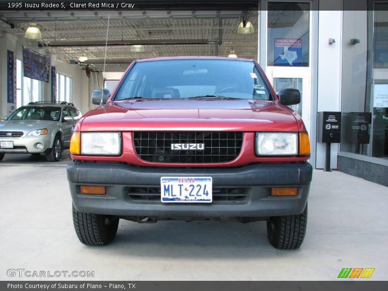 Claret Red Mica / Gray 1995 Isuzu Rodeo S
