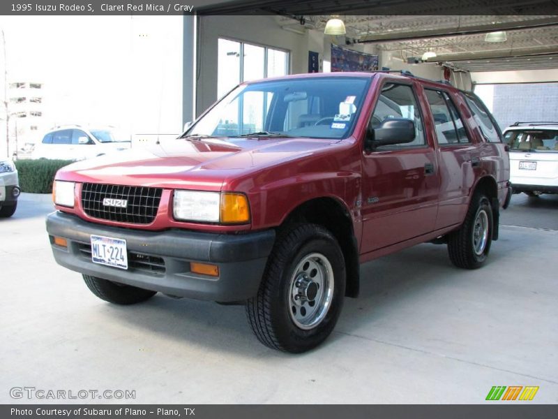 Claret Red Mica / Gray 1995 Isuzu Rodeo S