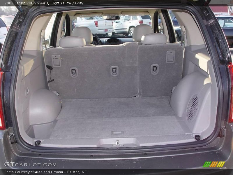 Light Yellow / Gray 2003 Saturn VUE V6 AWD
