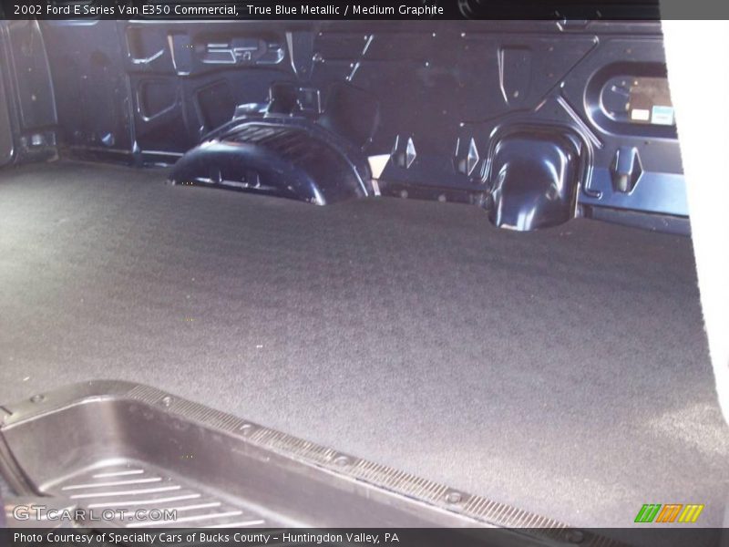 True Blue Metallic / Medium Graphite 2002 Ford E Series Van E350 Commercial