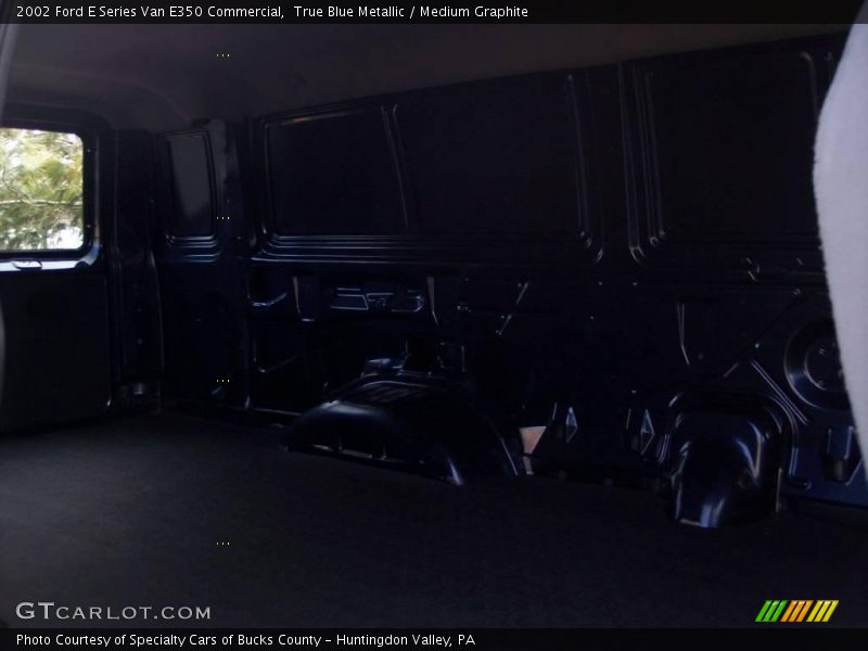 True Blue Metallic / Medium Graphite 2002 Ford E Series Van E350 Commercial