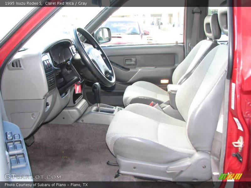 Claret Red Mica / Gray 1995 Isuzu Rodeo S