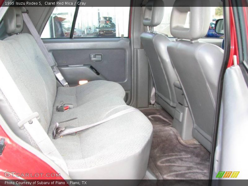 Claret Red Mica / Gray 1995 Isuzu Rodeo S
