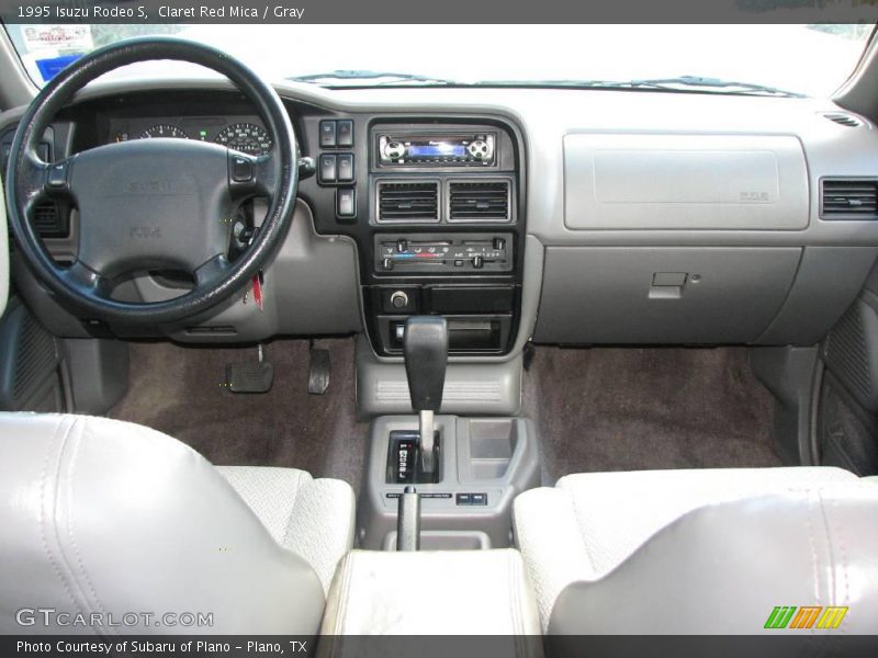 Claret Red Mica / Gray 1995 Isuzu Rodeo S