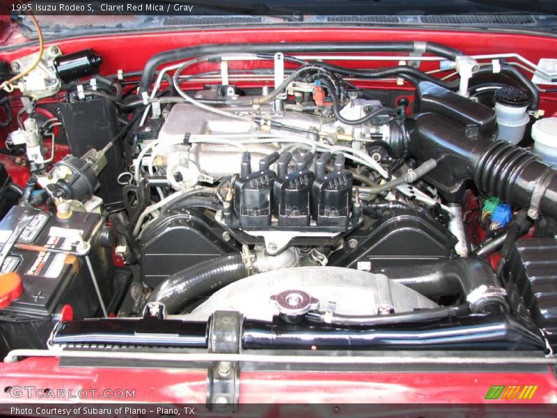 Claret Red Mica / Gray 1995 Isuzu Rodeo S