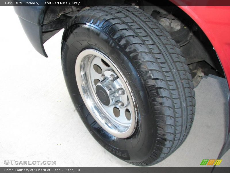 Claret Red Mica / Gray 1995 Isuzu Rodeo S