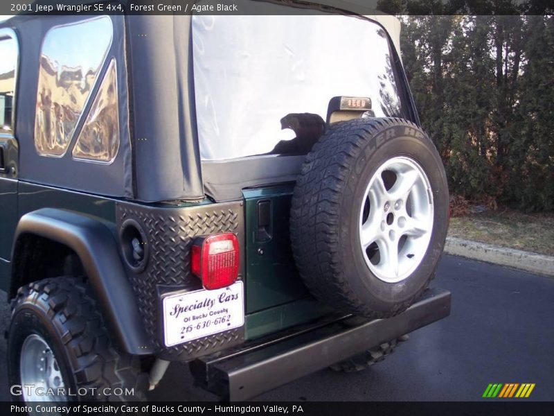 Forest Green / Agate Black 2001 Jeep Wrangler SE 4x4