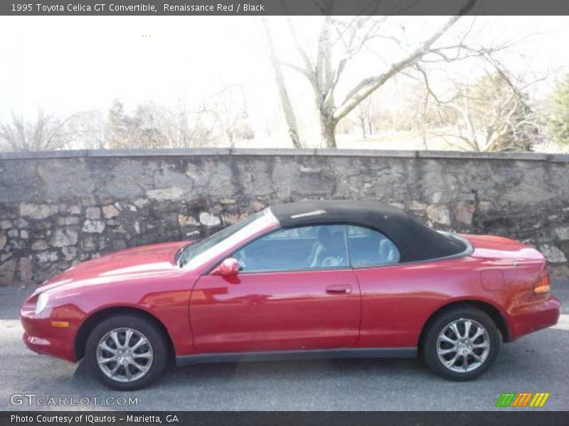 Renaissance Red / Black 1995 Toyota Celica GT Convertible