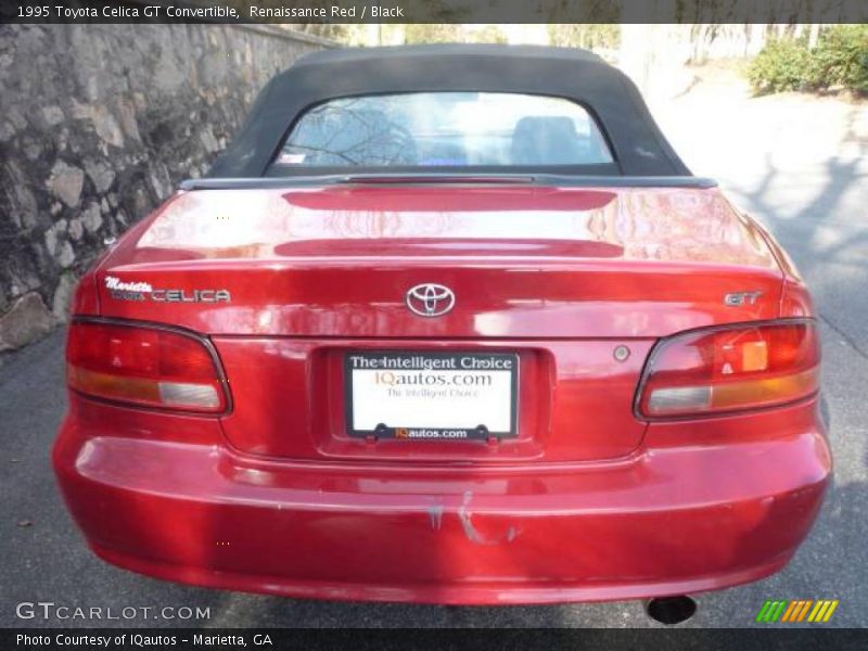 Renaissance Red / Black 1995 Toyota Celica GT Convertible