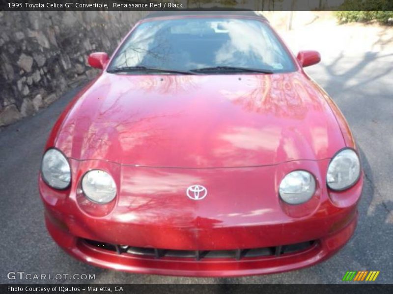 Renaissance Red / Black 1995 Toyota Celica GT Convertible