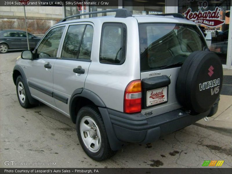 Silky Silver Metallic / Gray 2004 Suzuki Grand Vitara LX 4WD