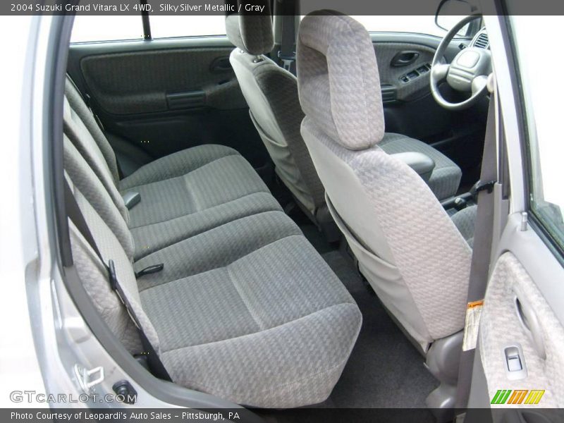 Silky Silver Metallic / Gray 2004 Suzuki Grand Vitara LX 4WD