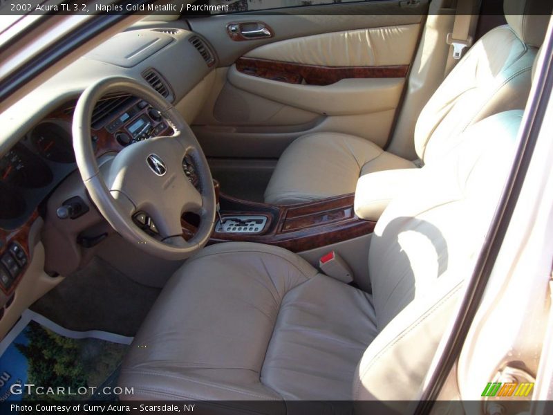 Naples Gold Metallic / Parchment 2002 Acura TL 3.2