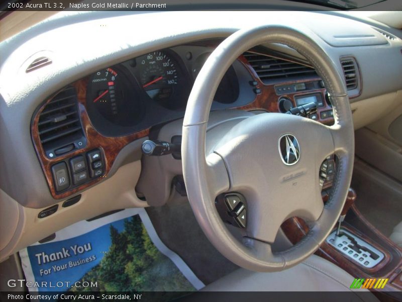 Naples Gold Metallic / Parchment 2002 Acura TL 3.2