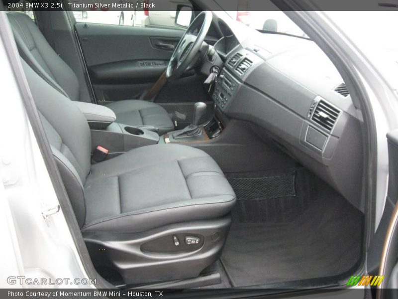 Titanium Silver Metallic / Black 2004 BMW X3 2.5i