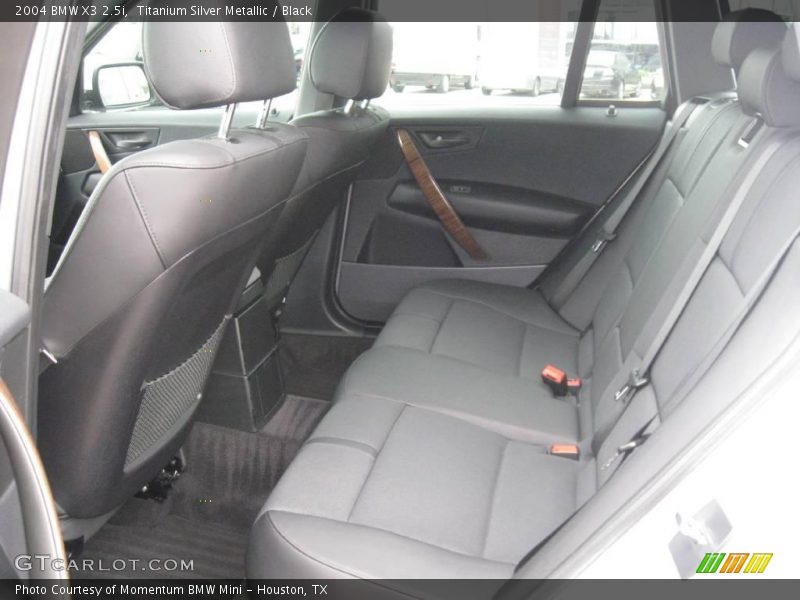 Titanium Silver Metallic / Black 2004 BMW X3 2.5i
