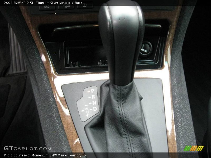 Titanium Silver Metallic / Black 2004 BMW X3 2.5i