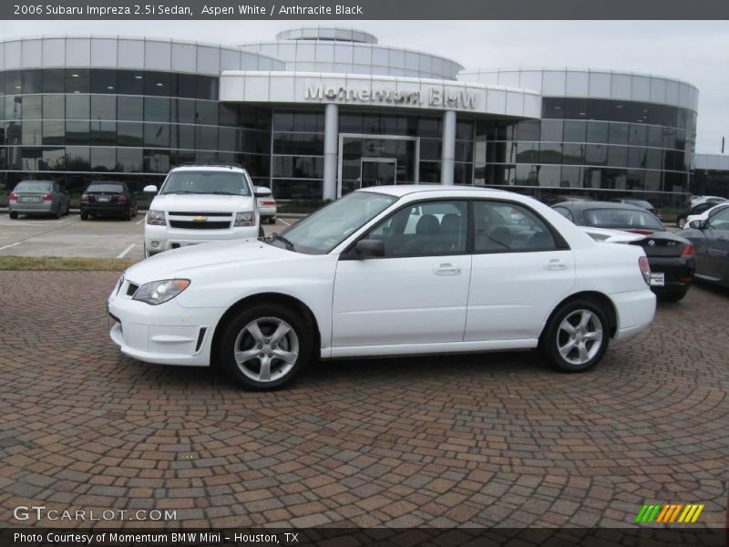 Aspen White / Anthracite Black 2006 Subaru Impreza 2.5i Sedan