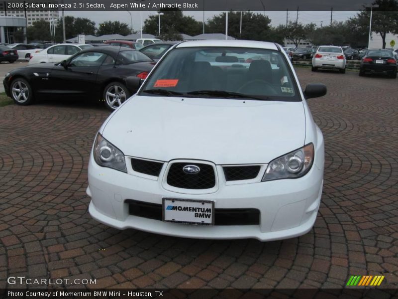 Aspen White / Anthracite Black 2006 Subaru Impreza 2.5i Sedan