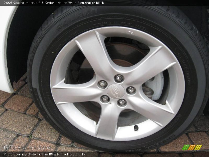 Aspen White / Anthracite Black 2006 Subaru Impreza 2.5i Sedan