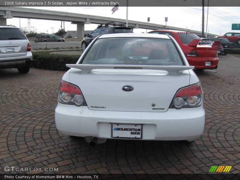 Aspen White / Anthracite Black 2006 Subaru Impreza 2.5i Sedan