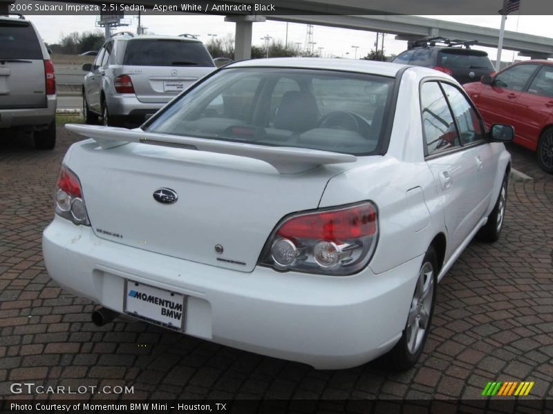 Aspen White / Anthracite Black 2006 Subaru Impreza 2.5i Sedan