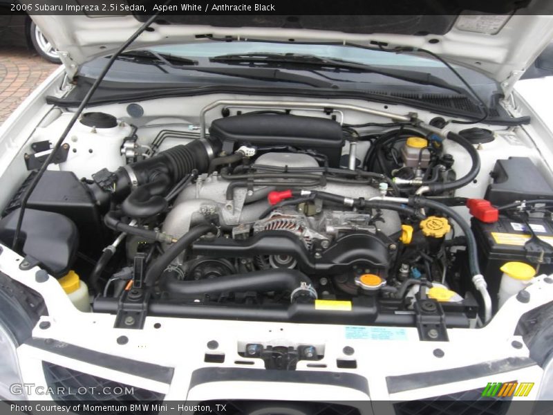 Aspen White / Anthracite Black 2006 Subaru Impreza 2.5i Sedan