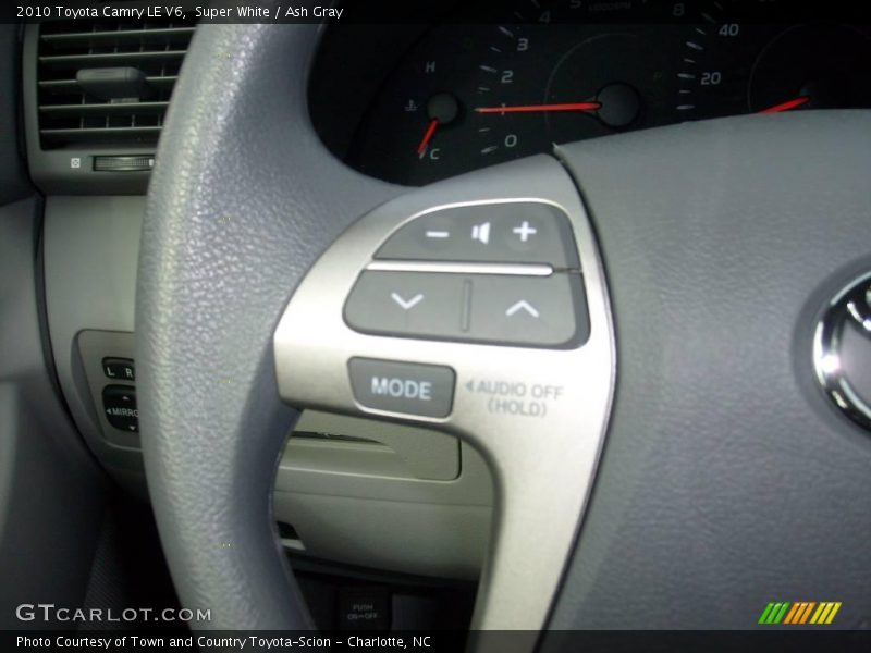 Super White / Ash Gray 2010 Toyota Camry LE V6