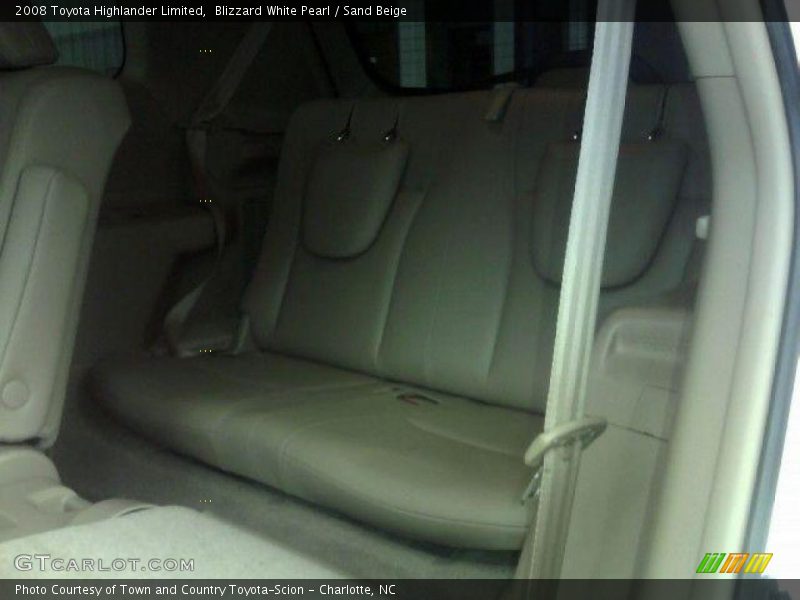 Blizzard White Pearl / Sand Beige 2008 Toyota Highlander Limited