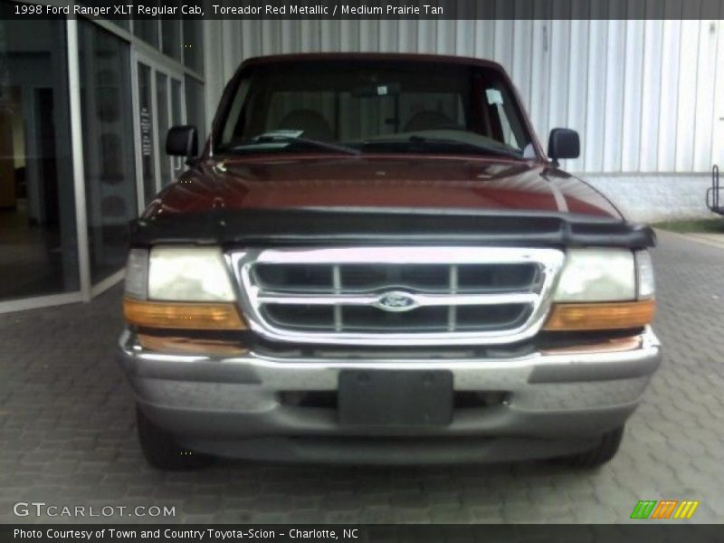 Toreador Red Metallic / Medium Prairie Tan 1998 Ford Ranger XLT Regular Cab