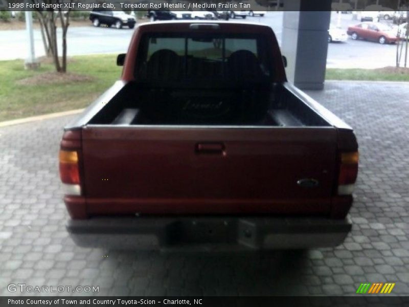 Toreador Red Metallic / Medium Prairie Tan 1998 Ford Ranger XLT Regular Cab
