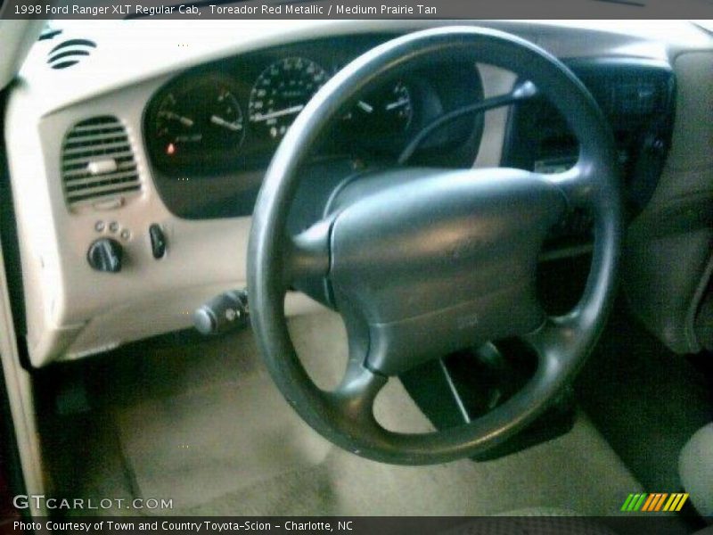 Toreador Red Metallic / Medium Prairie Tan 1998 Ford Ranger XLT Regular Cab