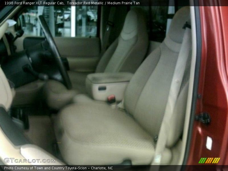Toreador Red Metallic / Medium Prairie Tan 1998 Ford Ranger XLT Regular Cab