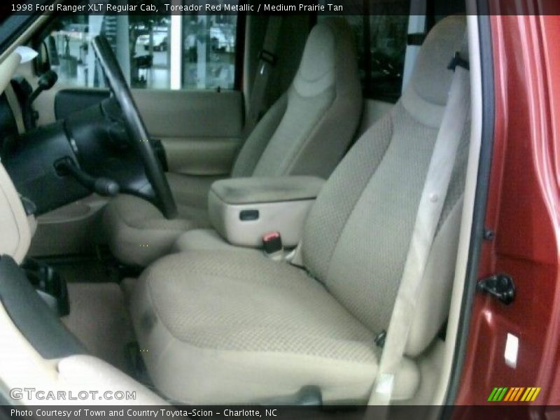 Toreador Red Metallic / Medium Prairie Tan 1998 Ford Ranger XLT Regular Cab