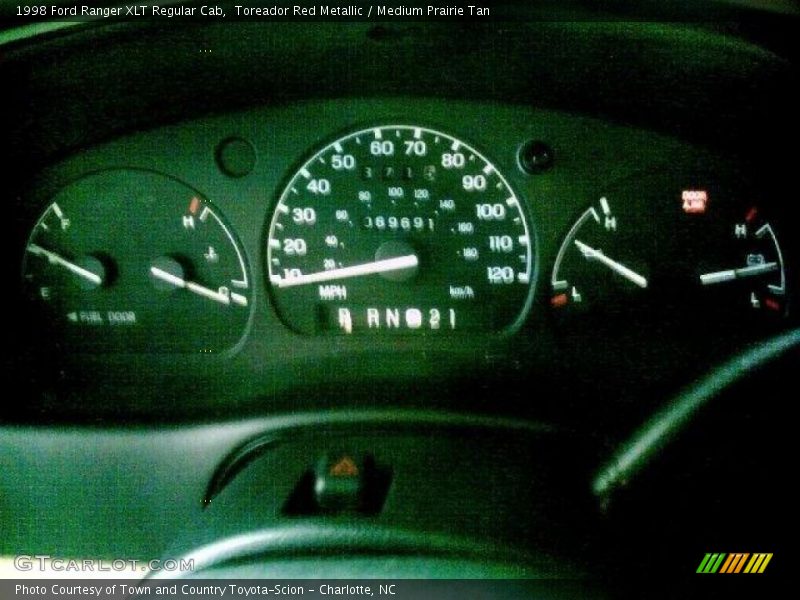 Toreador Red Metallic / Medium Prairie Tan 1998 Ford Ranger XLT Regular Cab