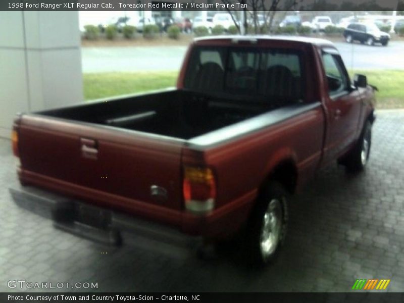 Toreador Red Metallic / Medium Prairie Tan 1998 Ford Ranger XLT Regular Cab