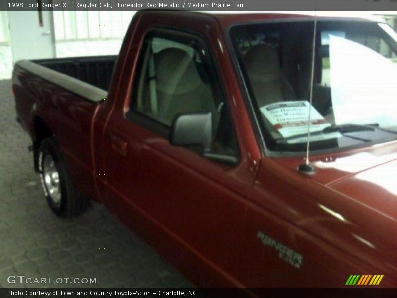 Toreador Red Metallic / Medium Prairie Tan 1998 Ford Ranger XLT Regular Cab