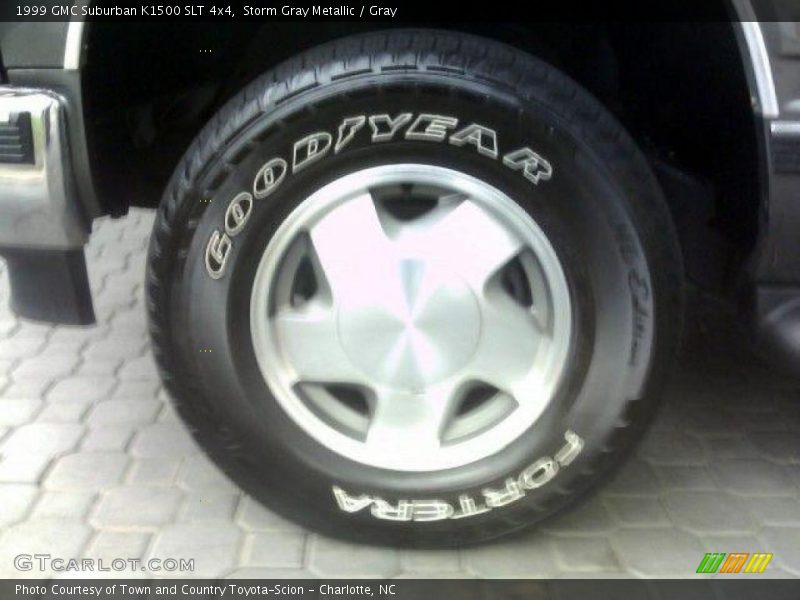 Storm Gray Metallic / Gray 1999 GMC Suburban K1500 SLT 4x4