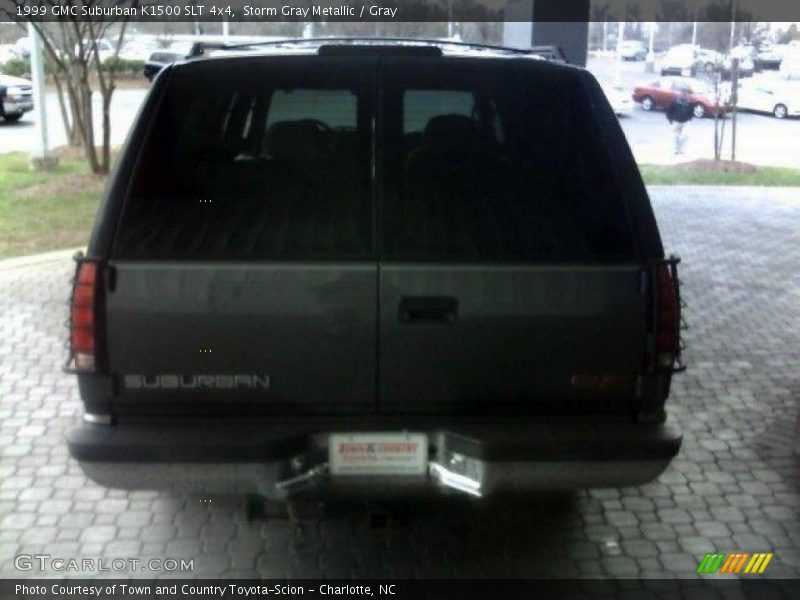 Storm Gray Metallic / Gray 1999 GMC Suburban K1500 SLT 4x4