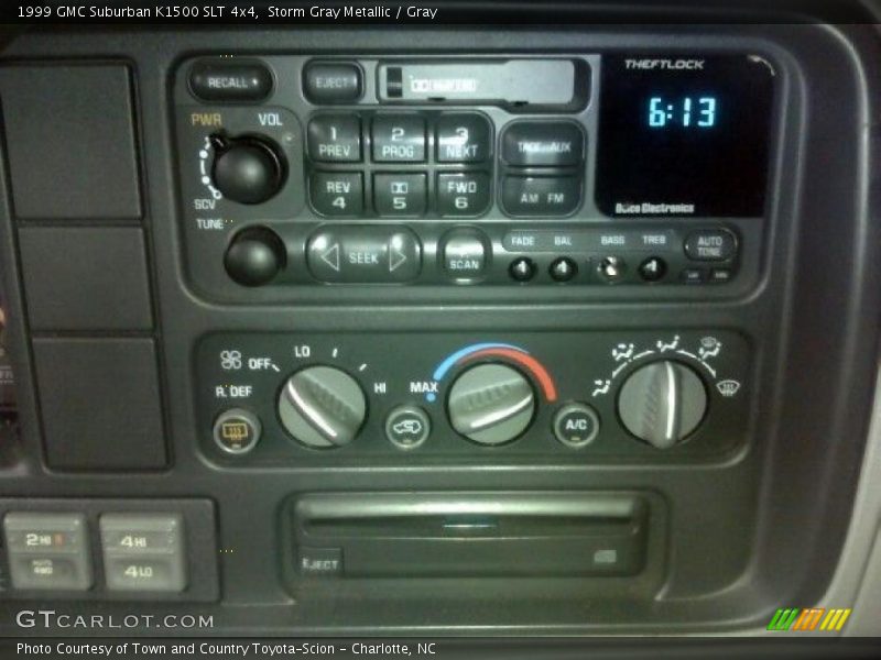 Storm Gray Metallic / Gray 1999 GMC Suburban K1500 SLT 4x4