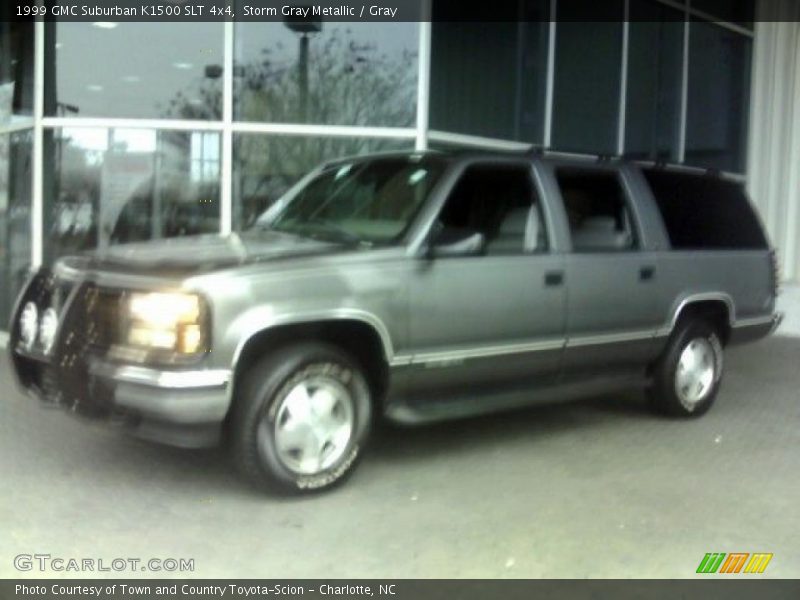 Storm Gray Metallic / Gray 1999 GMC Suburban K1500 SLT 4x4