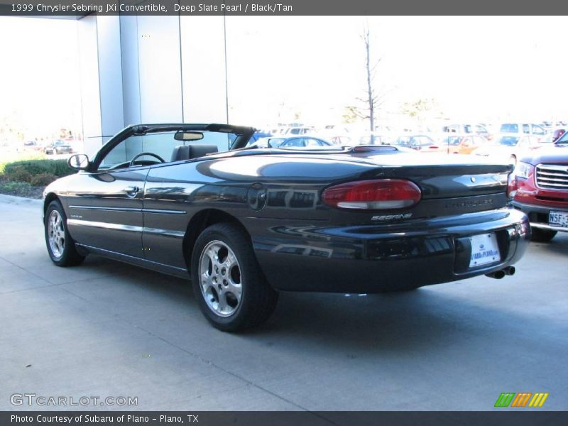 Deep Slate Pearl / Black/Tan 1999 Chrysler Sebring JXi Convertible